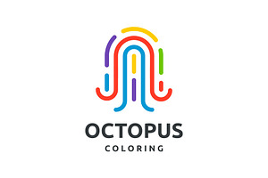 Colorful Octopus Logo, a Branding & Logo Template by Buqancreative