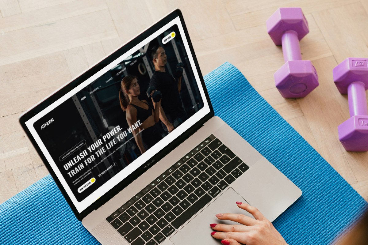 Health & Training Landing Page UI preview 5