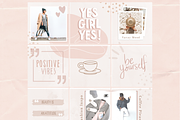 Instagram Puzzle Template - Canva, a Social Media Template by Tegefeldt Design (Thumbnail 2 of 4)