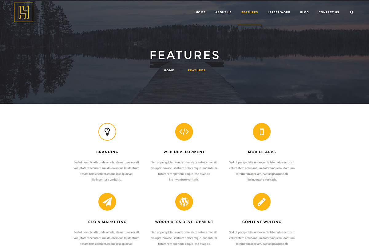 H4 Multipurpose HTML & PSD Template, a HTML Template by PSDFY (Photo 12 of 13)
