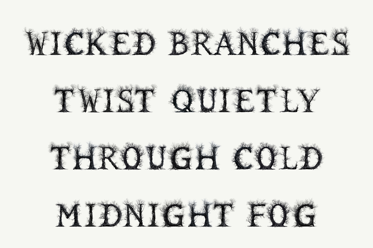 Spooky Forest, a Serif Font by Loudoun Design Co. (Photo 4 of 6)