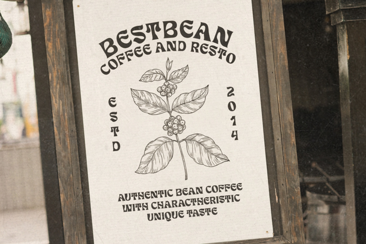 Suncos - Retro Funk Font!, a Serif Font by HansCo Studio (Photo 5 of 11)