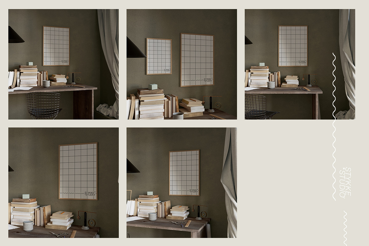 ARTISAN | Frame Mockup Vintage Set, a Household Mockup by Stykke Studio (Photo 6 of 6)