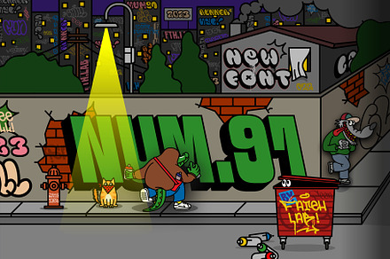 Num.91 | Street Art Font