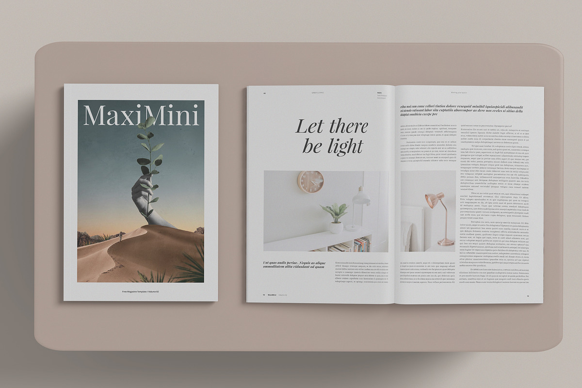 Minimalist Magazine Mockup, a Magazine Template by My Code Std (Photo 5 of 7)