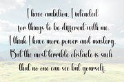 Monday Aftershine | Script Font, a Handwritten Font by Scratchones (Thumbnail 6 of 9)