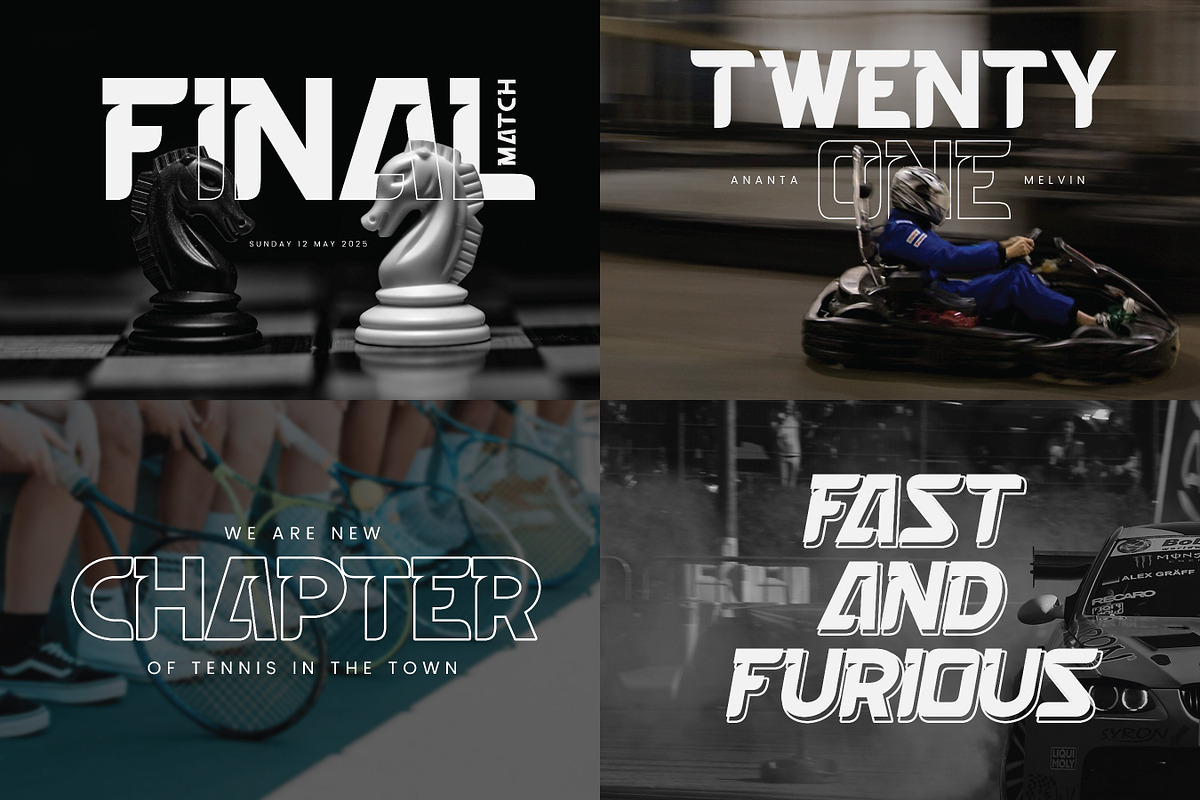 Sports Font Bundle 2, a Sans Serif Font by Flawless And Co (Photo 8 of 12)