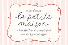 La Petite Maison Handwritten Script