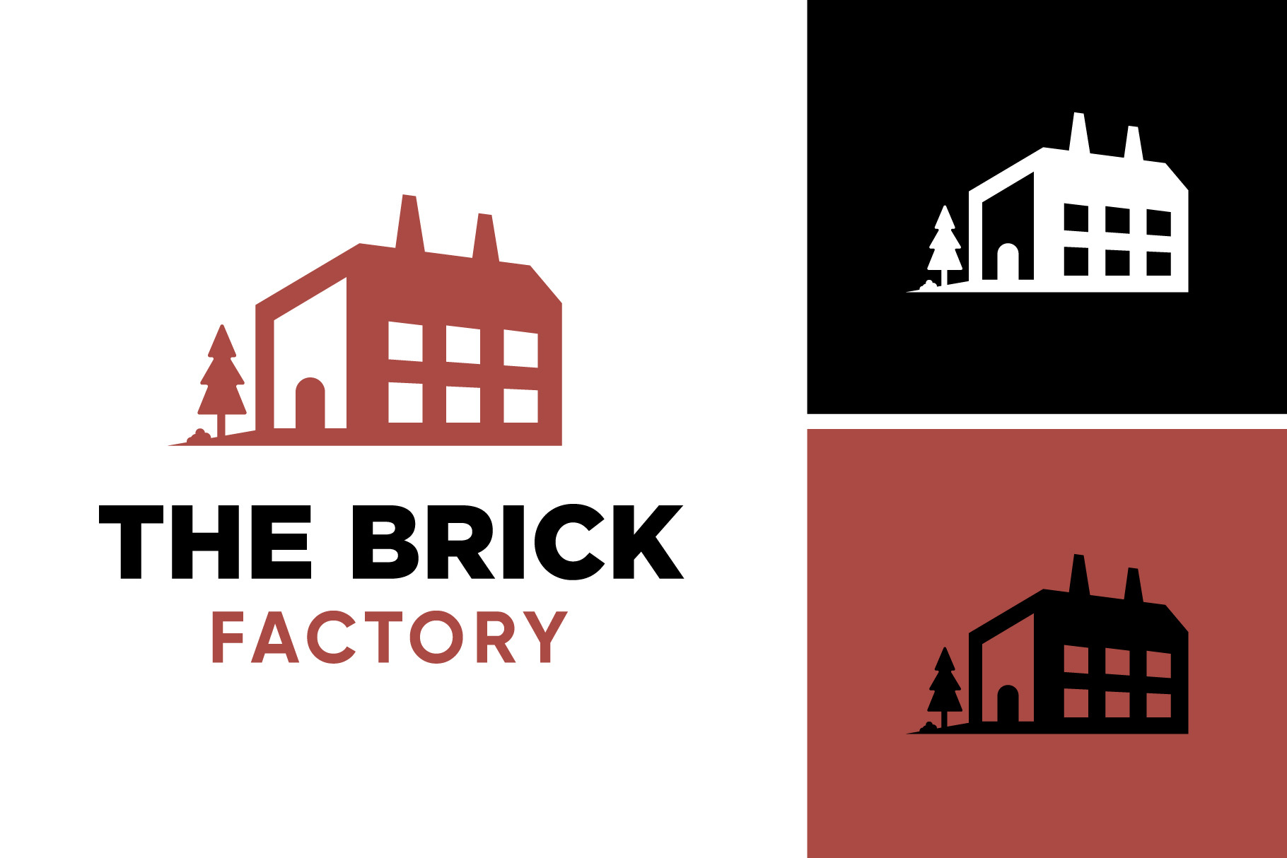 vintage brick briquet factory logo