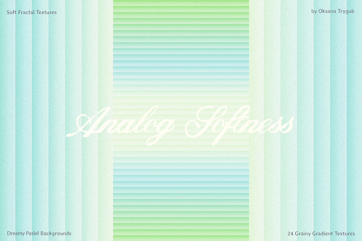 Pastel Fractal Glass Gradients Pack, a Texture Graphic by Oksana Trygub (Photo 9 of 15)