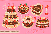 Birthday cakes, a Food Illustration by Twisted Tail (Thumbnail 2 of 7)