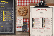 Elegant Art Deco Food Menu, a Flyer Template by BlueRobinStudio (Thumbnail 1 of 3)
