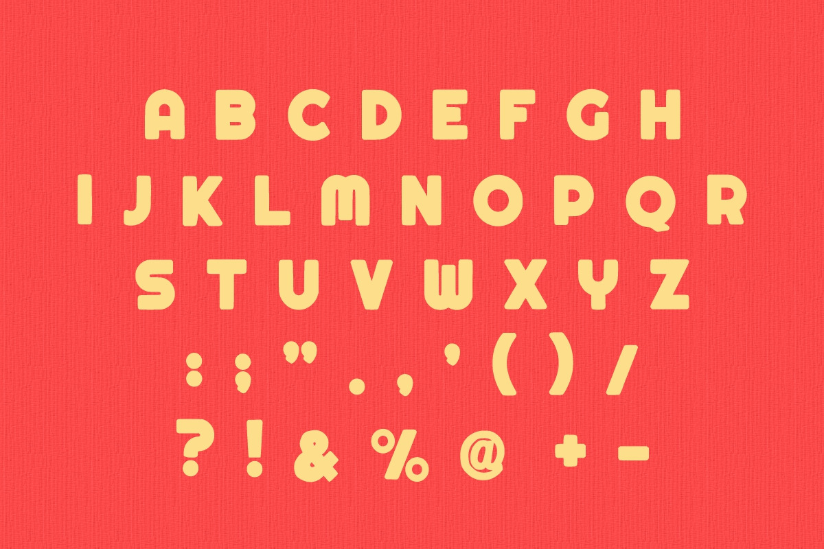 Sponge Crunch, a Handwritten Font by Fourteen Letter (Photo 3 of 8)