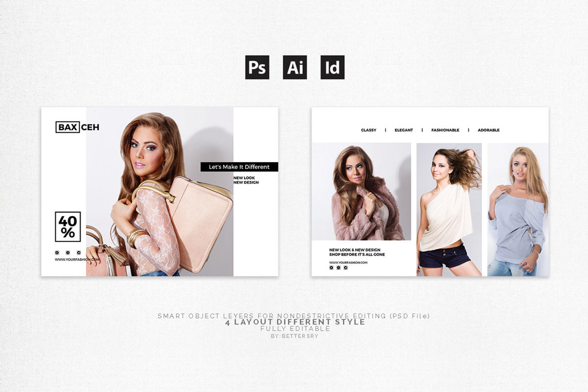Fashion Postcard Flyer, a Card Template by BetterSry (Photo 7 of 7)