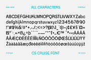CS Cruise – Modern Font, a Sans Serif Font by Craft Supply Co. (Thumbnail 8 of 8)