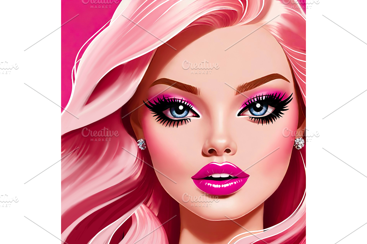 Beautiful bright girls portrait, a Person Illustration by MarisoArt (Photo 9 of 13)