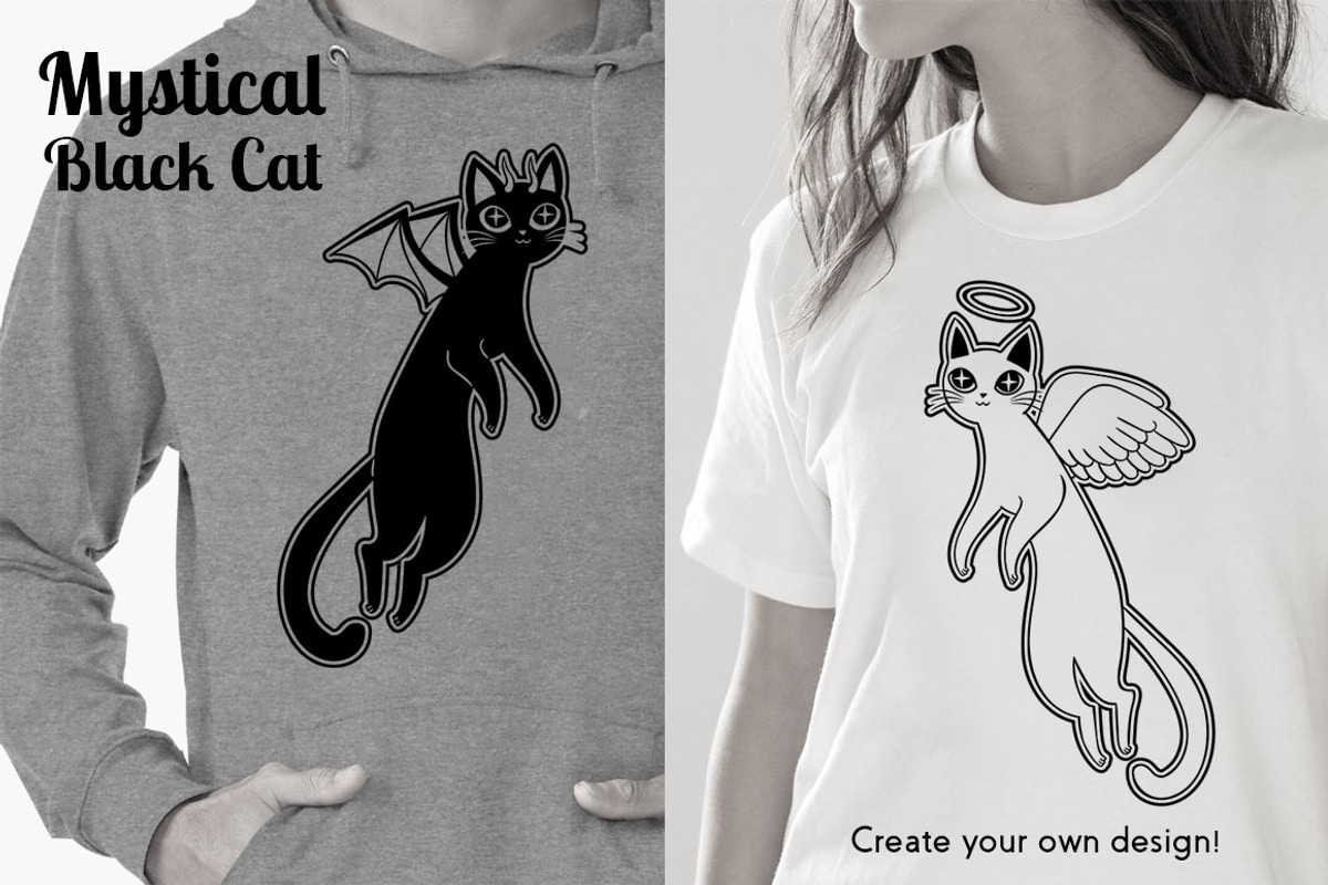 Mystical Black Cat, an Object Graphic by Anastasia (Photo 4 of 15)