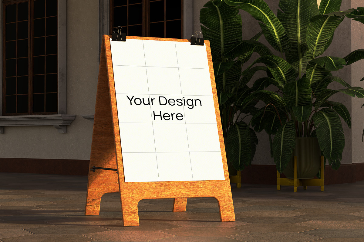 Outdoor Signage Mockup, a Mockup by graphicook (Photo 4 of 5)