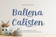 Ballena Calisten, a Handwritten Font by Goresan Studio (Thumbnail 1 of 15)