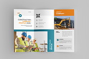 Construction TriFold Brochure | COM, a Brochure Template by Spark_Creative (Thumbnail 2 of 5)