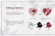 Hand Drawn Valentine's Day Images, a Seasonal Illustration by H&C Drawings & Designs (Thumbnail 14 of 15)