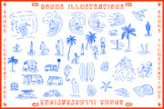 Surf Camp & Whitewater fonts + bonus, a Handwritten Font by Fat Hamster (Thumbnail 4 of 7)