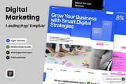 Digital Edge - Digital Marketing, a Landing Page Template by SLAB! Design (Thumbnail 1 of 4)