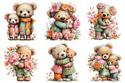 Mother’s Day Teddy Bear Clipart, an Illustration by Daily.Designs (Thumbnail 7 of 8)