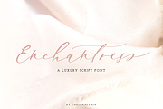 Enchantress | Luxury Script, a Script Font by theinkaffair (Thumbnail 1 of 9)