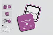 Pin mockup, an Advertising Mockup by zpackcreative (Thumbnail 1 of 5)