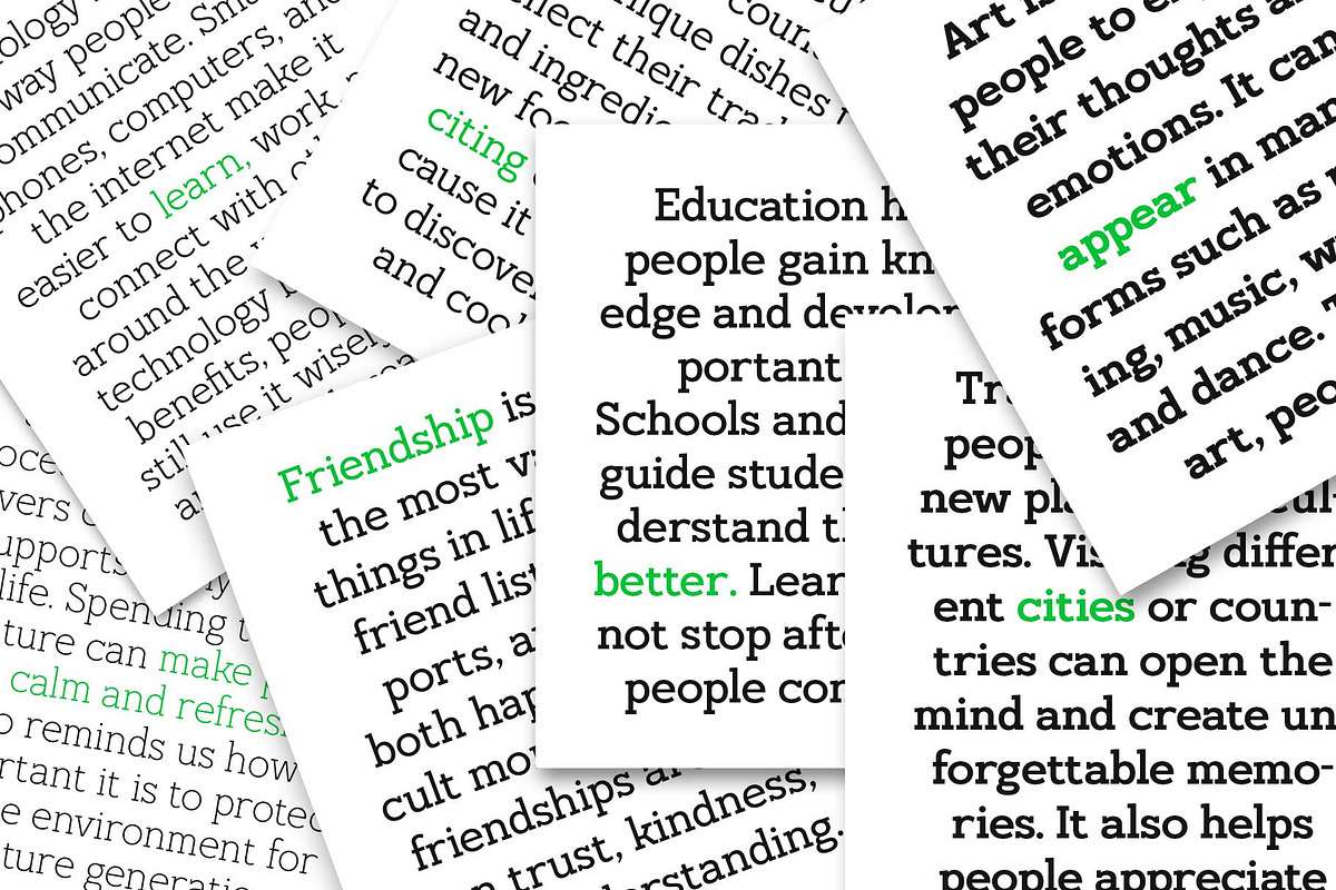 Hugells - Modern Slab Serif, a Slab Serif Font by Arterfak Project (Photo 6 of 14)