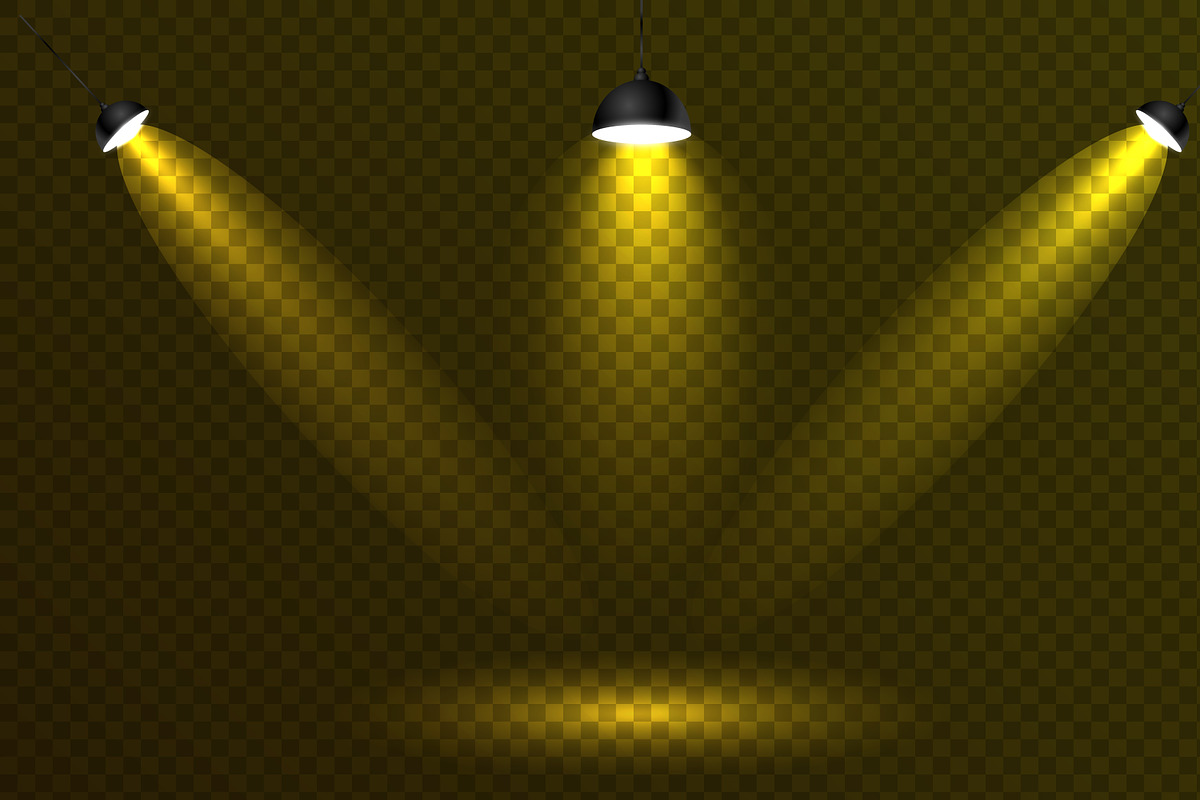 Bright lighting with spotlights, an Object Graphic by hkmonir (Photo 2 of 3)