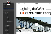 Concept - Solar Panel Website, a Landing Page Template by SLAB! Design (Thumbnail 3 of 5)
