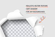 Vector torn paper set. Hole in paper, an Object Graphic by voin_Sveta (Thumbnail 2 of 7)
