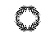 Floral Wreath Circle SVG Bundle, an Illustration by Creativeshirt (Thumbnail 44 of 51)