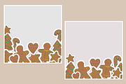 Vector Christmas gingerbread cookies, a Decorative Illustration by OKart.studio (Thumbnail 3 of 5)