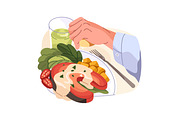 Healthy lifestyle, daily routine set, a Person Illustration by PaperTrident (Thumbnail 8 of 10)