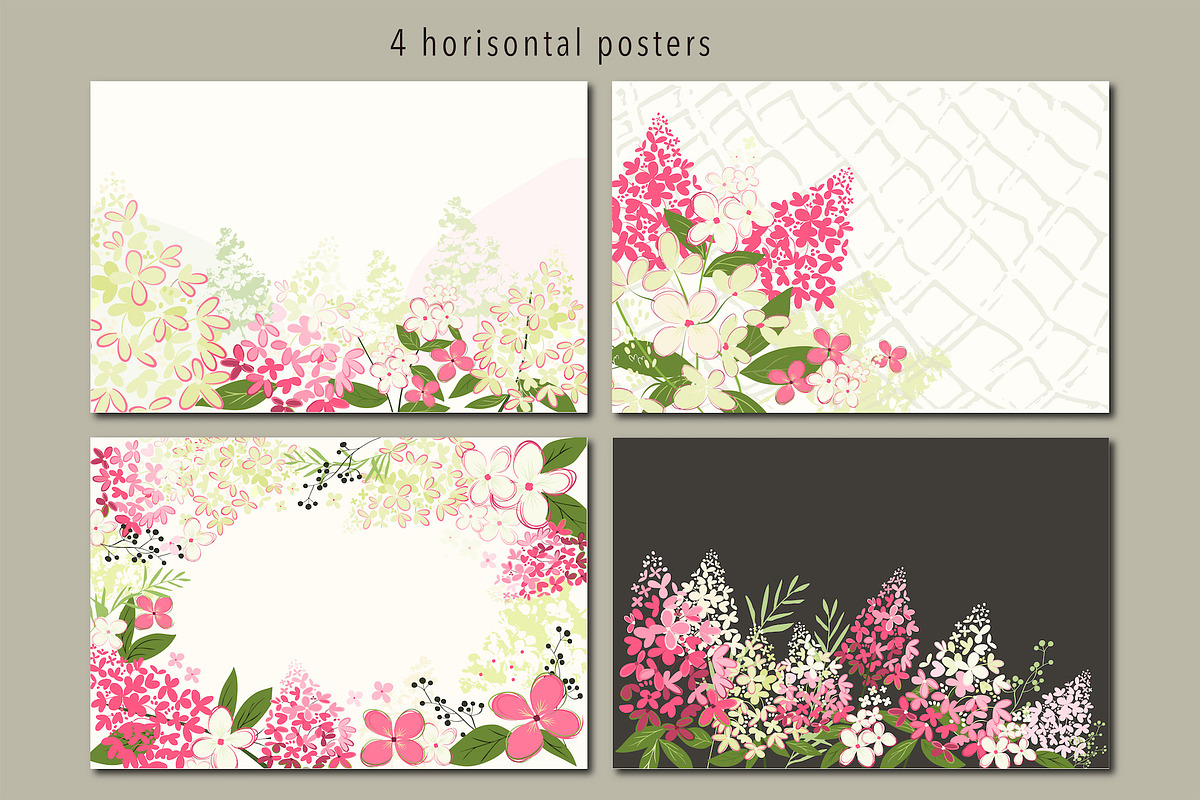 Hydrangea Floral art design, an Object Graphic by yana.tasha (Photo 5 of 9)