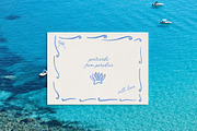 COASTAL BLUE Summer Icons & Frames, an Object Graphic by Lana Elanor (Thumbnail 7 of 9)