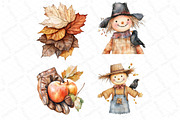 Vintage Autumn & Halloween Clipart, an Illustration by DreamPrint404 (Thumbnail 4 of 4)