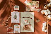 Boho Christmas, warm & cozy, a Seasonal Illustration by Mio Buono (Thumbnail 2 of 17)