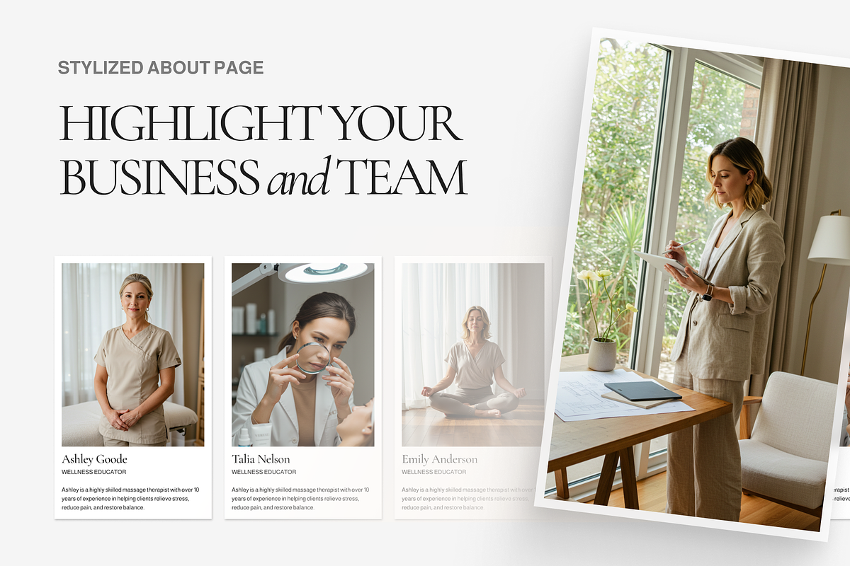 Wellness Squarespace Template, a Squarespace Template by Glowup Online (Photo 5 of 8)