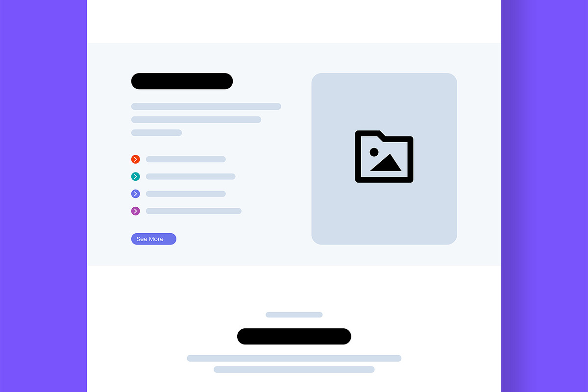 Modern Responsive Website Wireframe, a Wireframe Template by MightyDesign (Photo 4 of 9)