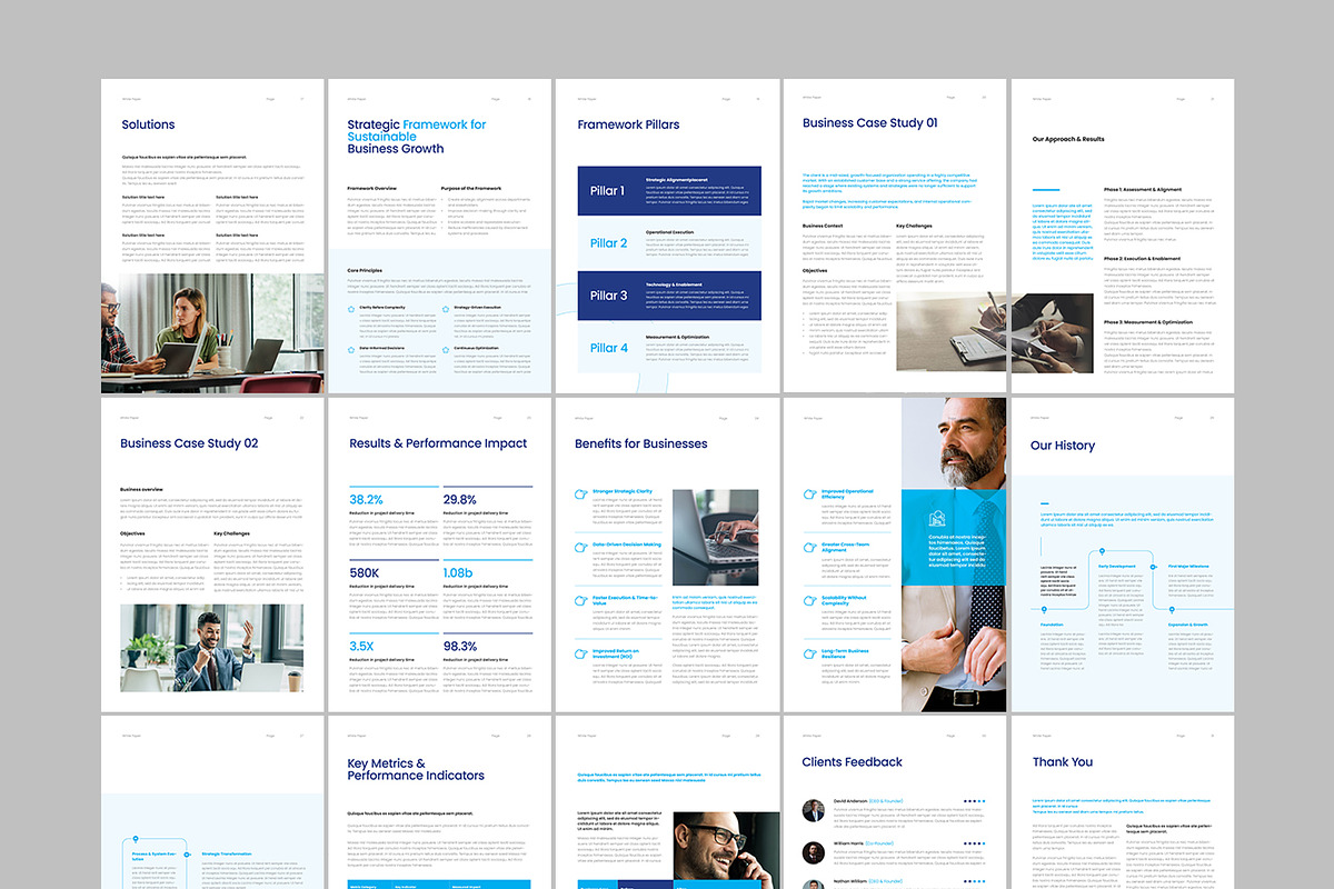 White Paper Template | Word & Canva, a Brochure Template by HiveArts (Photo 3 of 13)