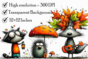 Whimsical Forest Animal Clipart, an Illustration by Libby Wishes (Thumbnail 6 of 7)