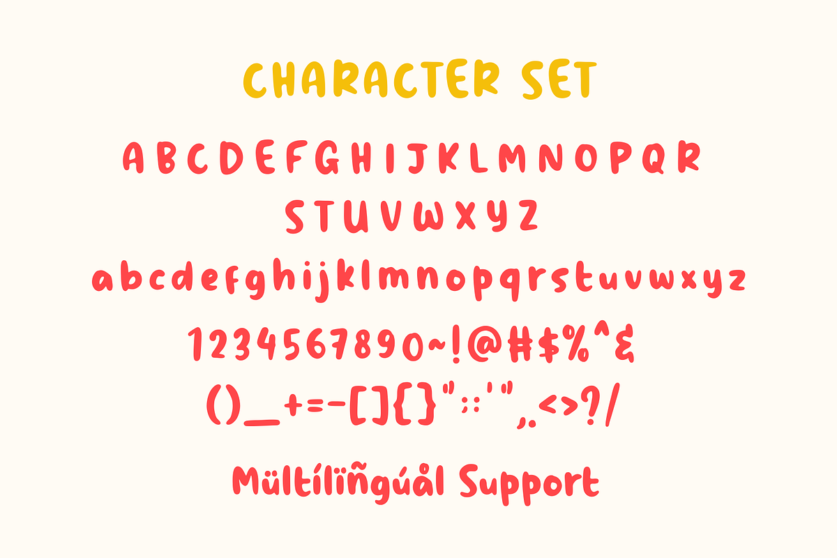 Rainbow Cakes - Handwritten Font, a Script Font by Creavibes Design (Photo 7 of 7)