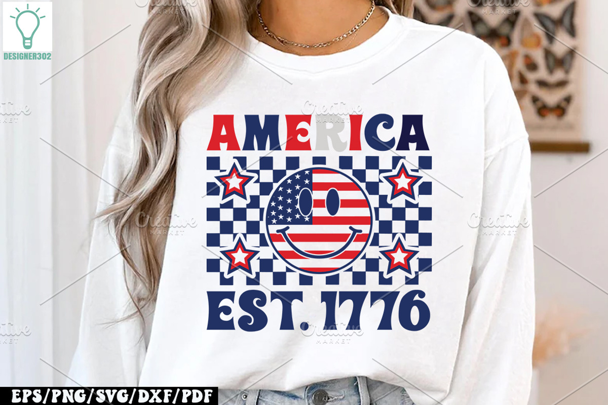 4th of July SVG Bundle, America SVG, a Graphic by Designer302 (Photo 6 of 26)