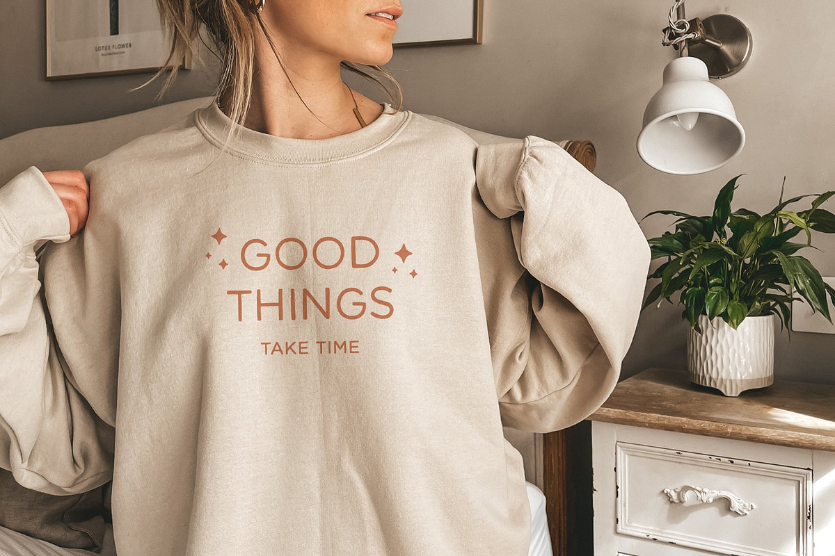 Golden hour | A hand drawn font, a Sans Serif Font by AngelinaKovel (Photo 13 of 14)