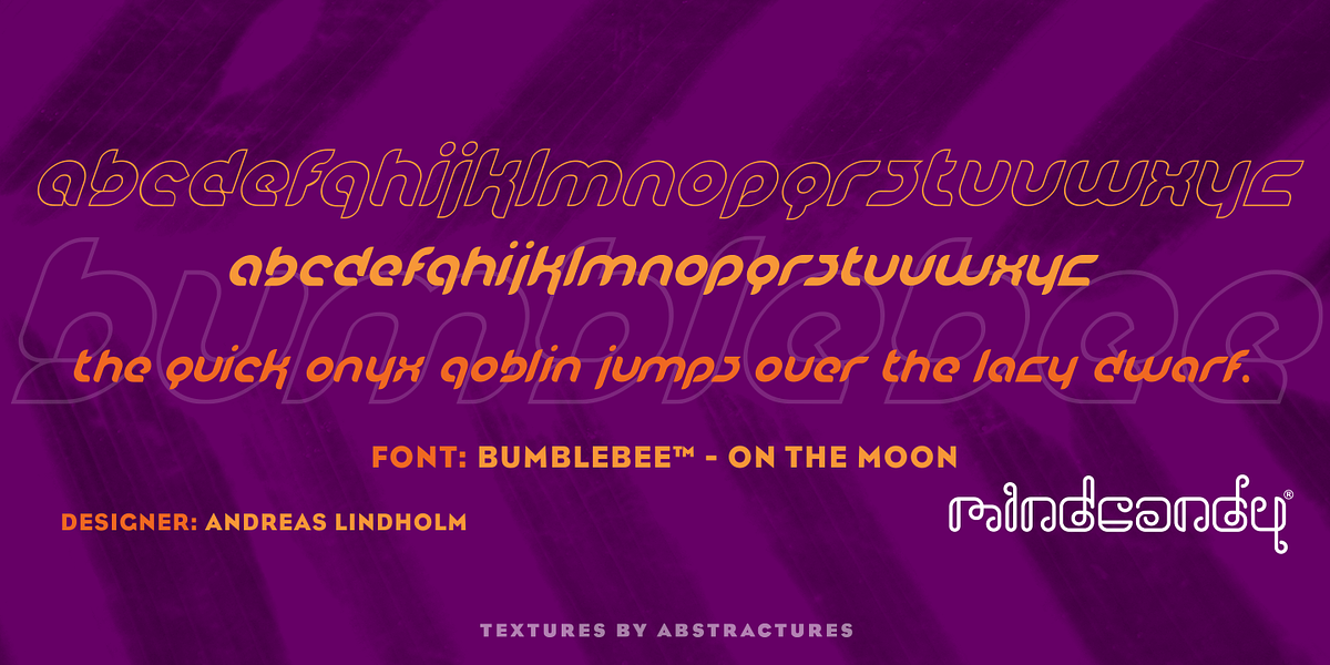 BumbleBee™, a Sans Serif Font by MINDCANDY (Photo 2 of 2)