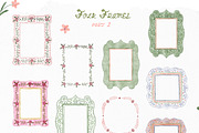 Folk Cottagecore Frames Collection, a Decorative Illustration by Les Frolova (Thumbnail 6 of 12)